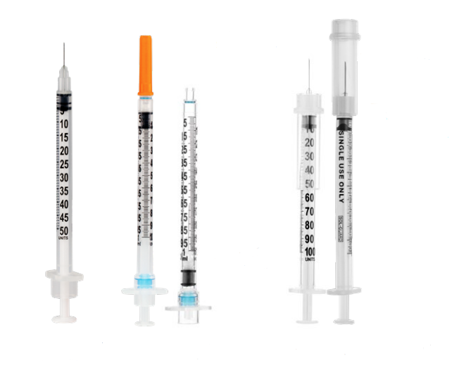 (Safety) insulin syringes | Sol-M, Sol-Care or Sol-Guard